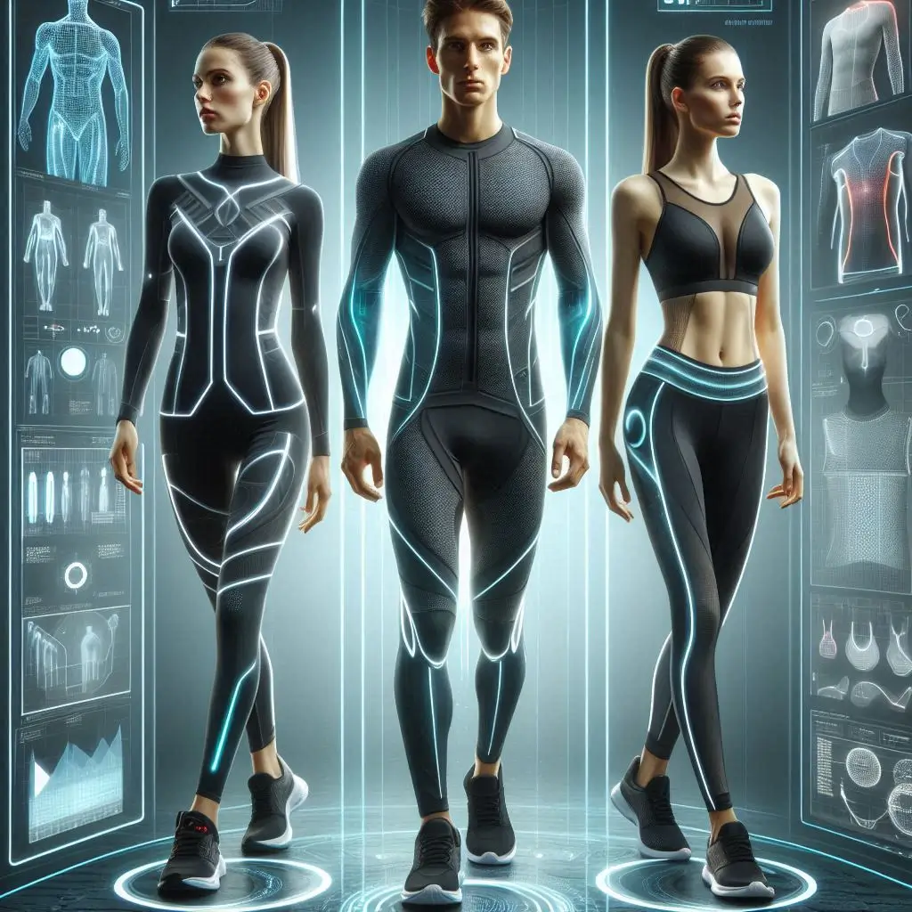High-Tech Athletic Wear fashion design AI Prompt